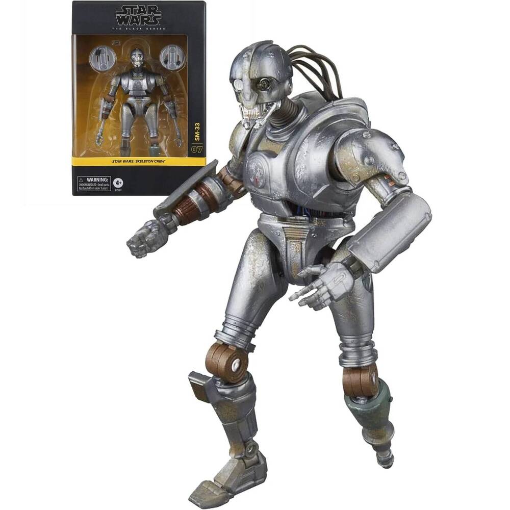 Star Wars The Black Series 6" SM-33 Droid 07 Skeleton Crew G0656 Action Figure